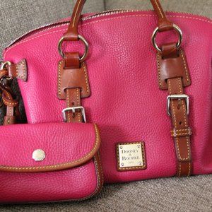Dooney&Bourke Domed Satchel with Shoulder Strap